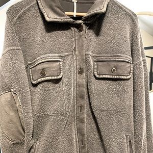 Free People fleece Shacket M